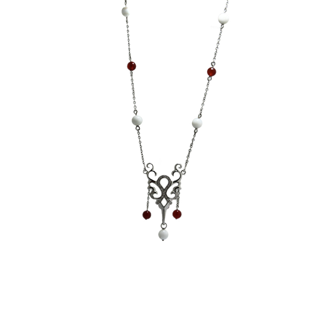 Red & White Arbo Necklace