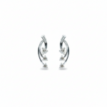 Earrings – White Gold with Diamond