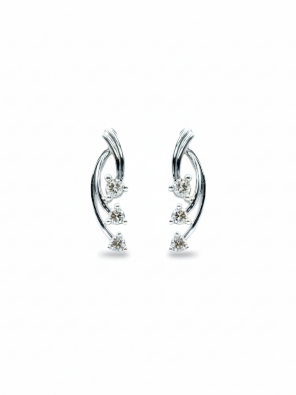 Earrings – White Gold – Diamond
