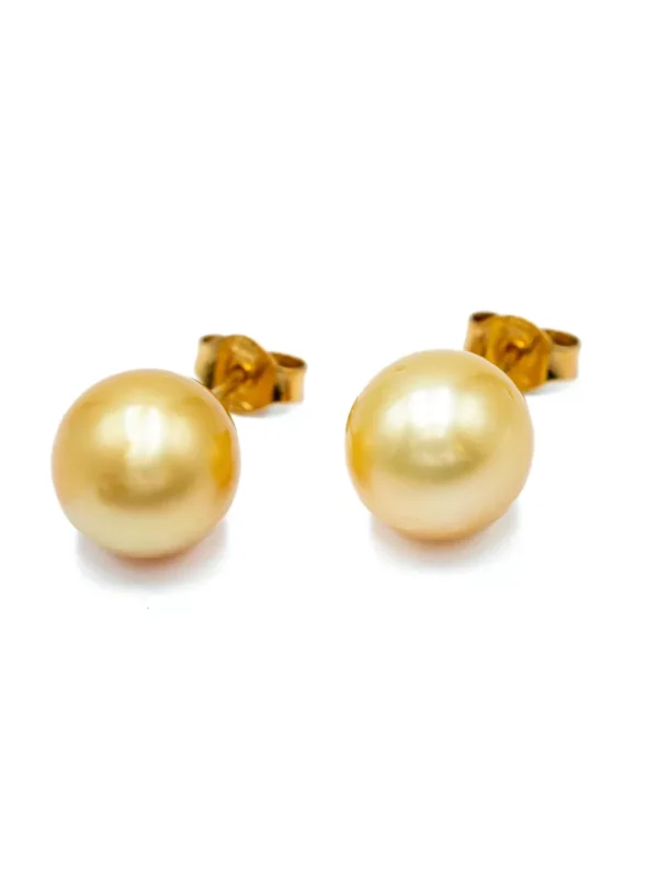 Earrings – Golden Pearls