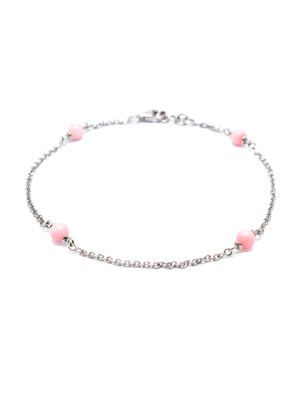 Bracelet - White Gold with Quartz