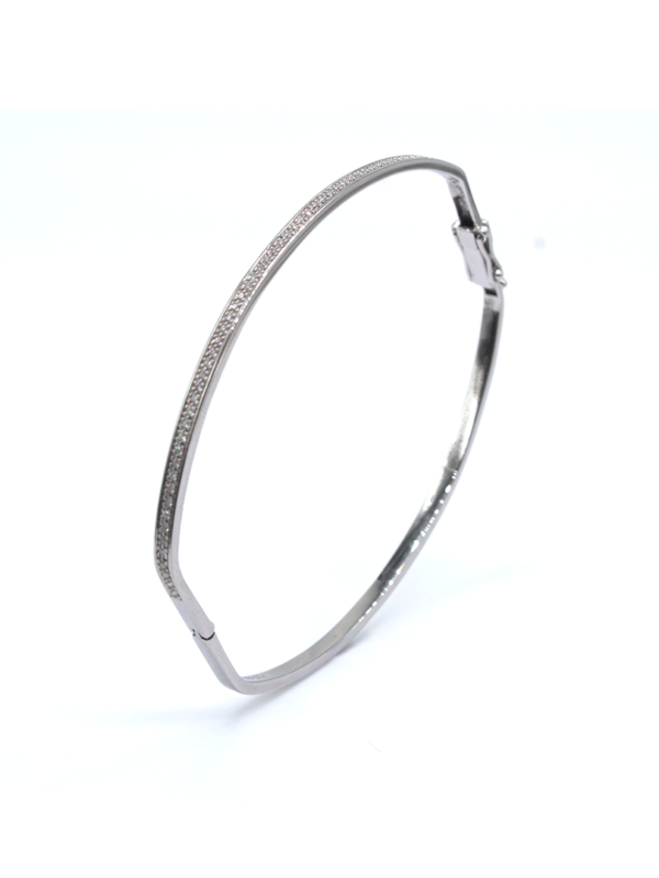 Bracelet - White Gold with Diamonds