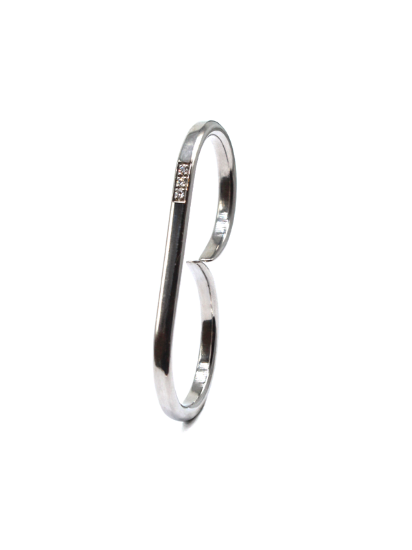 B-Ring Titanium With Diamond