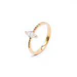 RING  Rose Gold with Diamonds Marquise