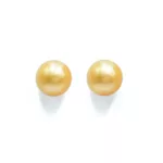 Earrings - Golden Pearls