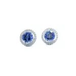 Earrings - Blue Tanzanite