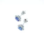 Earrings - Blue Tanzanite