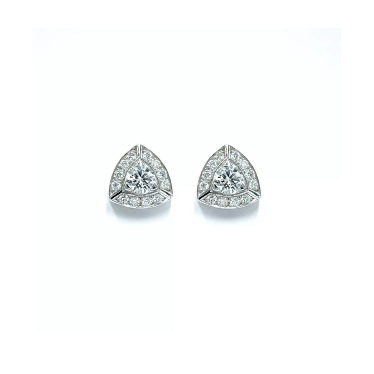 Earrings – White Gold – Diamonds