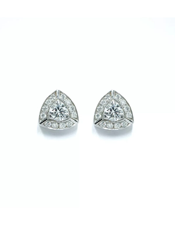Earrings – White Gold – Diamond