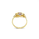 Ring Arboresans - Yellow Gold with Sapphire & Brown Diamond