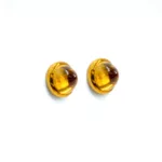 Earrings - Yellow Gold - Bullets Citrine