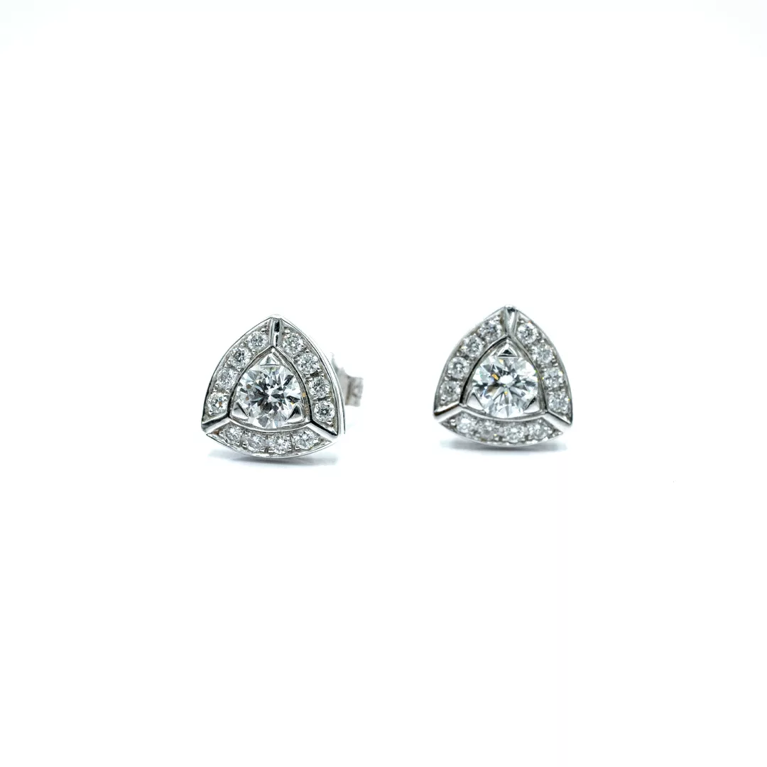 Earrings – White Gold – Diamonds