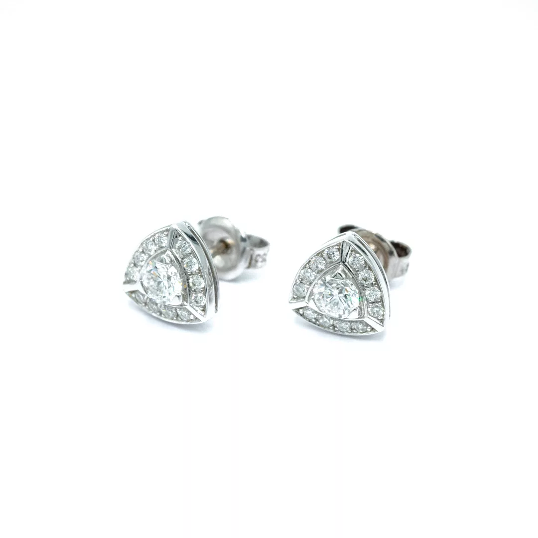 Earrings – White Gold – Diamonds