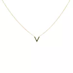 Necklace - V Yellow Gold
