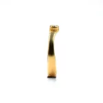 Ring Bezel Solitare Yellow gold Diamond RING