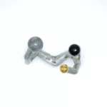 Ag:5.72g Au:0.10g RING KORAY BLACK ONYX F:925 F:750