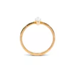 RING  Rose Gold with Diamonds Marquise