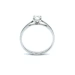 RING SOLITAIRE WHITE GOLD DIAMOND