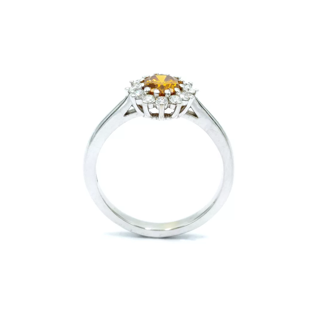 Ring - Yellow Cognac Diamond