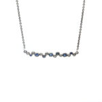 Necklace – sunset collection – white gold with diamond