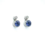 Earrings - Diamond and Tanzanite