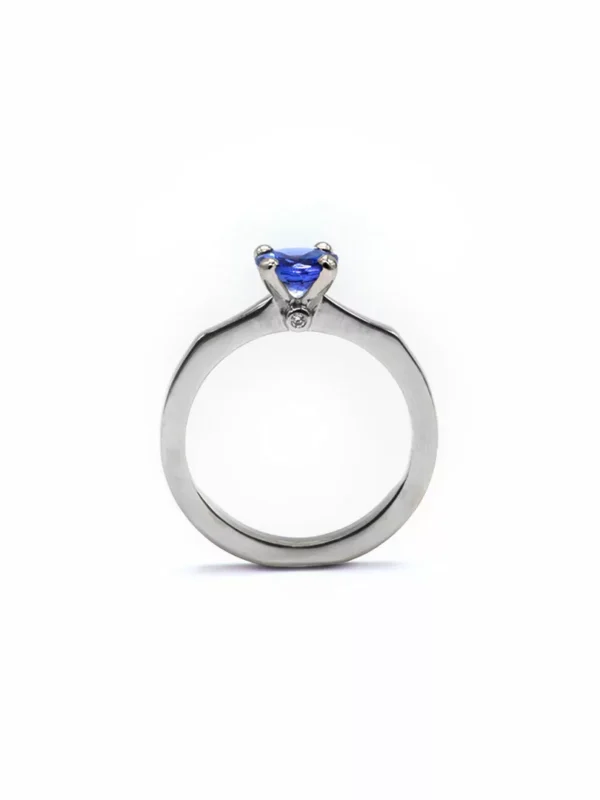 Surya  White Gold  Tanzanite