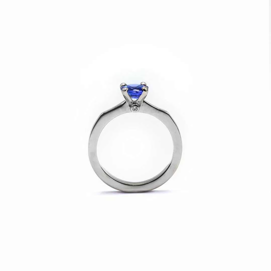 Surya  White Gold  Tanzanite