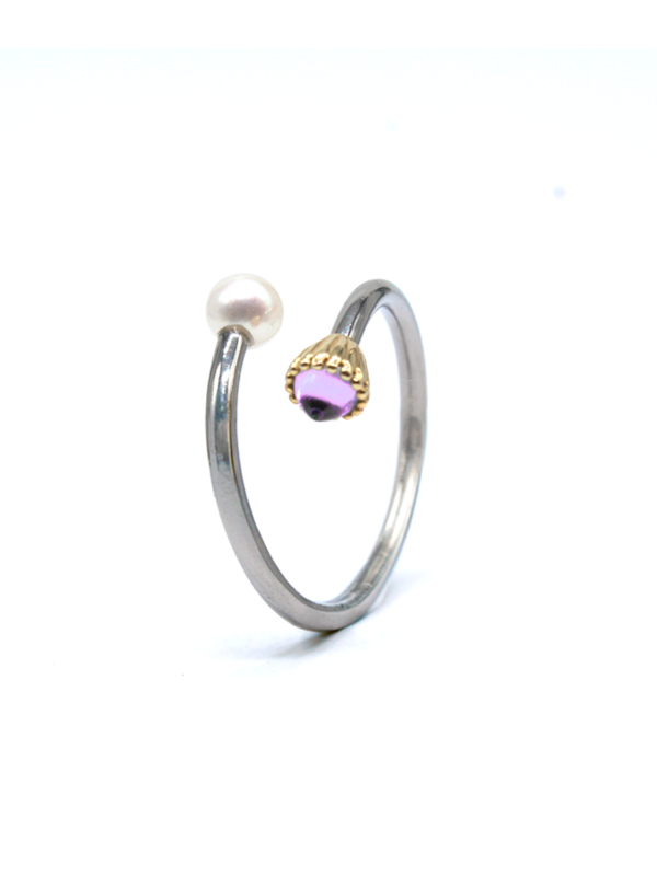 Ring - Amethyst Bloom