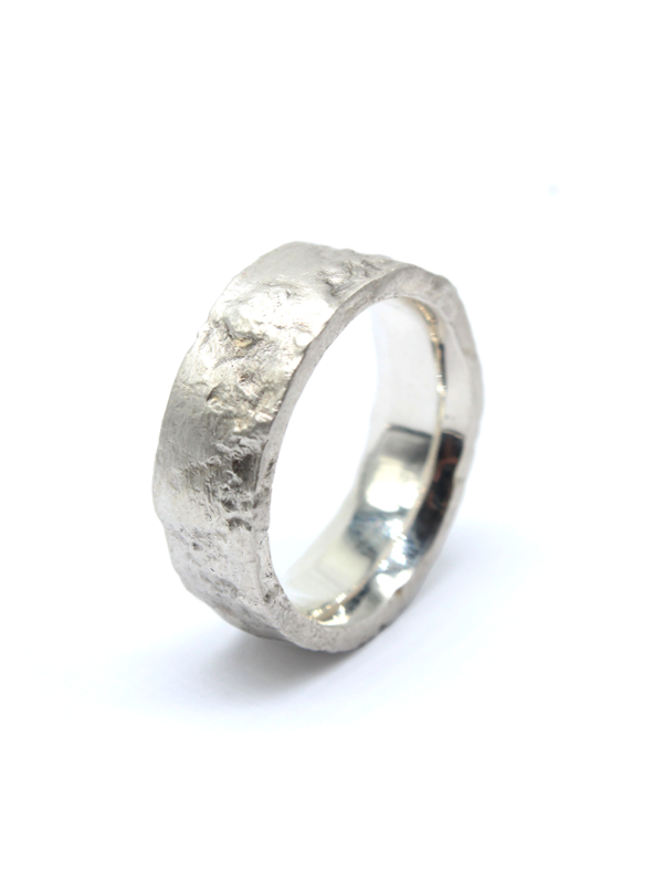 Ring - Silver Concrete
