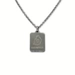 SILVER PENDANT Rectangular Mauritus F:925 W:4.69