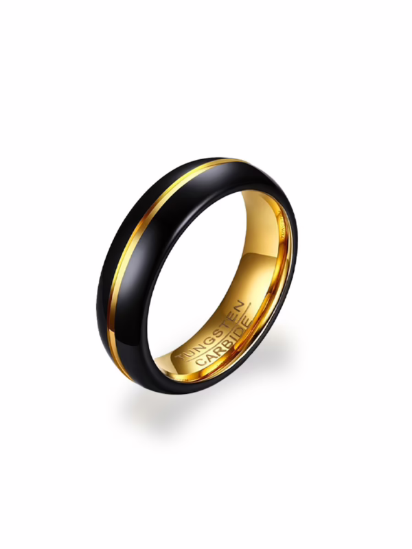 Ring - Black & Gold Tungsten