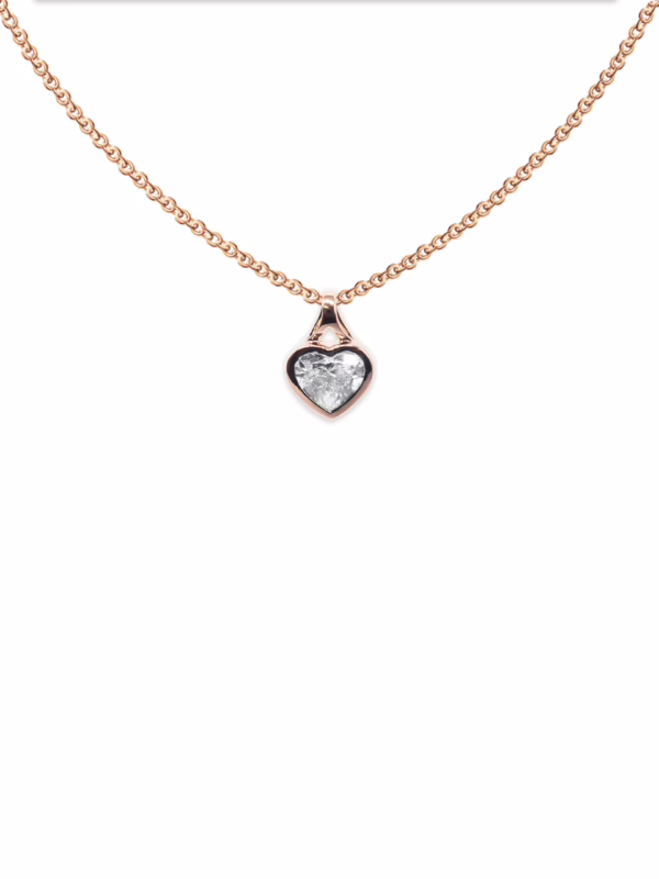 Pendant – Cœur Diamond Rose Gold