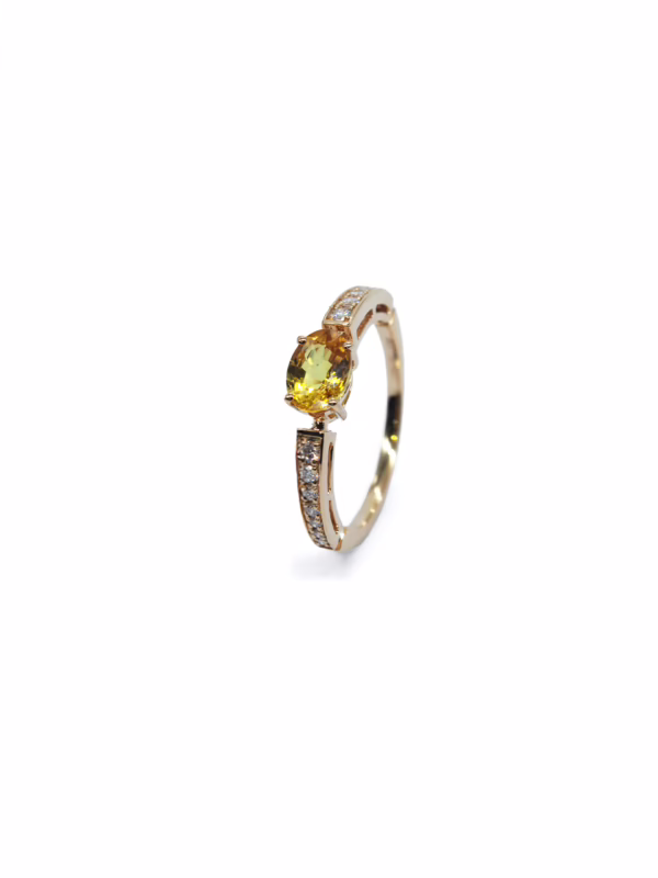 Ring – Dawn Yellow Sapphire in Yellow Gold