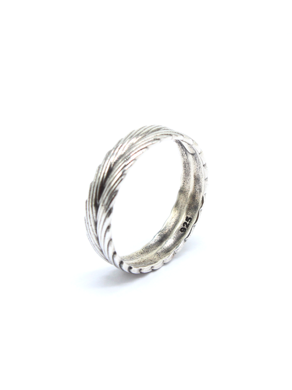 Ring - Silver Feathers