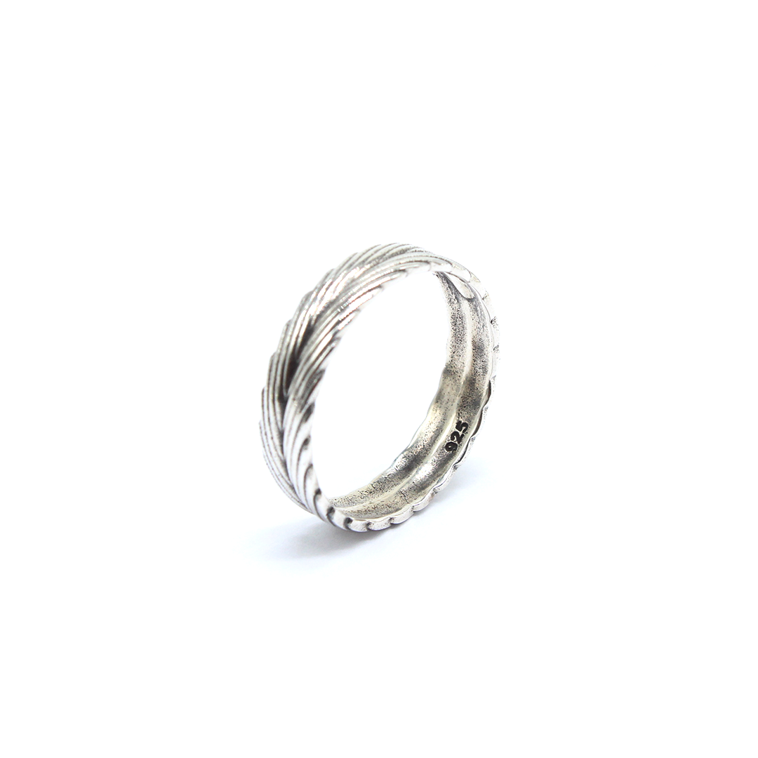 Ring - Silver Feathers