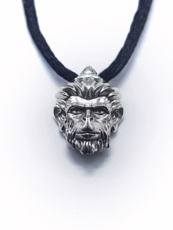 Pendant-Hanuman in Silver