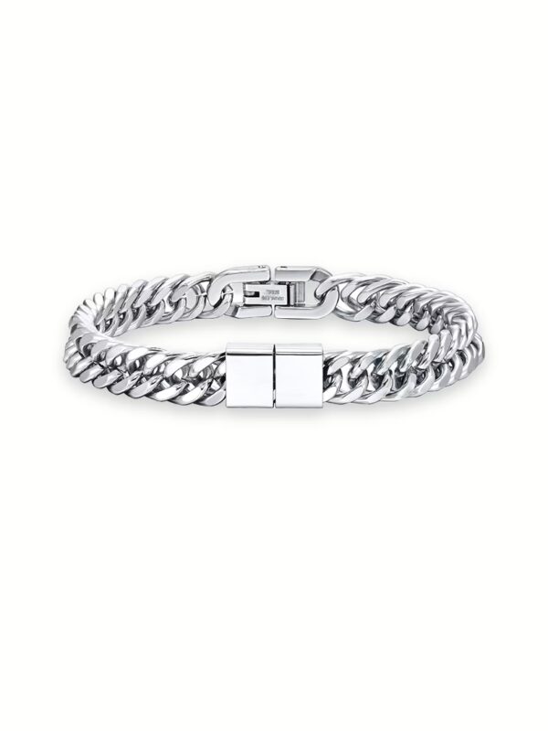 S.STEEL BRACELET Length:19cm Style:2 Beads