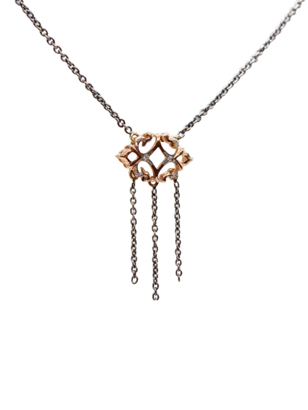 Necklace – Arboresans Diamond and Black Rhodium