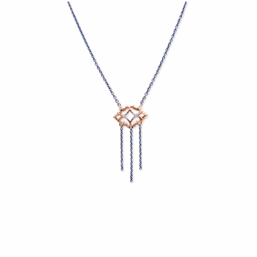 Necklace – Arboresans – Diamond – Black Rhodium