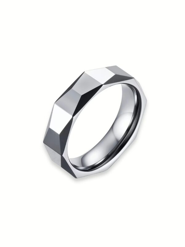 RING STEEL COLOUR SIZE 9