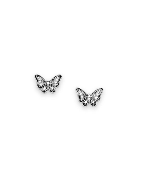 Earrings-Silver Butterfly