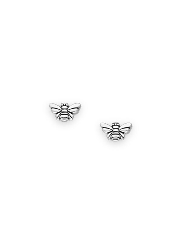 Earrings- Silver Bees