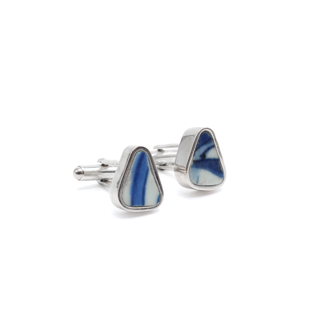 KIntsugi - Silver Cufflink