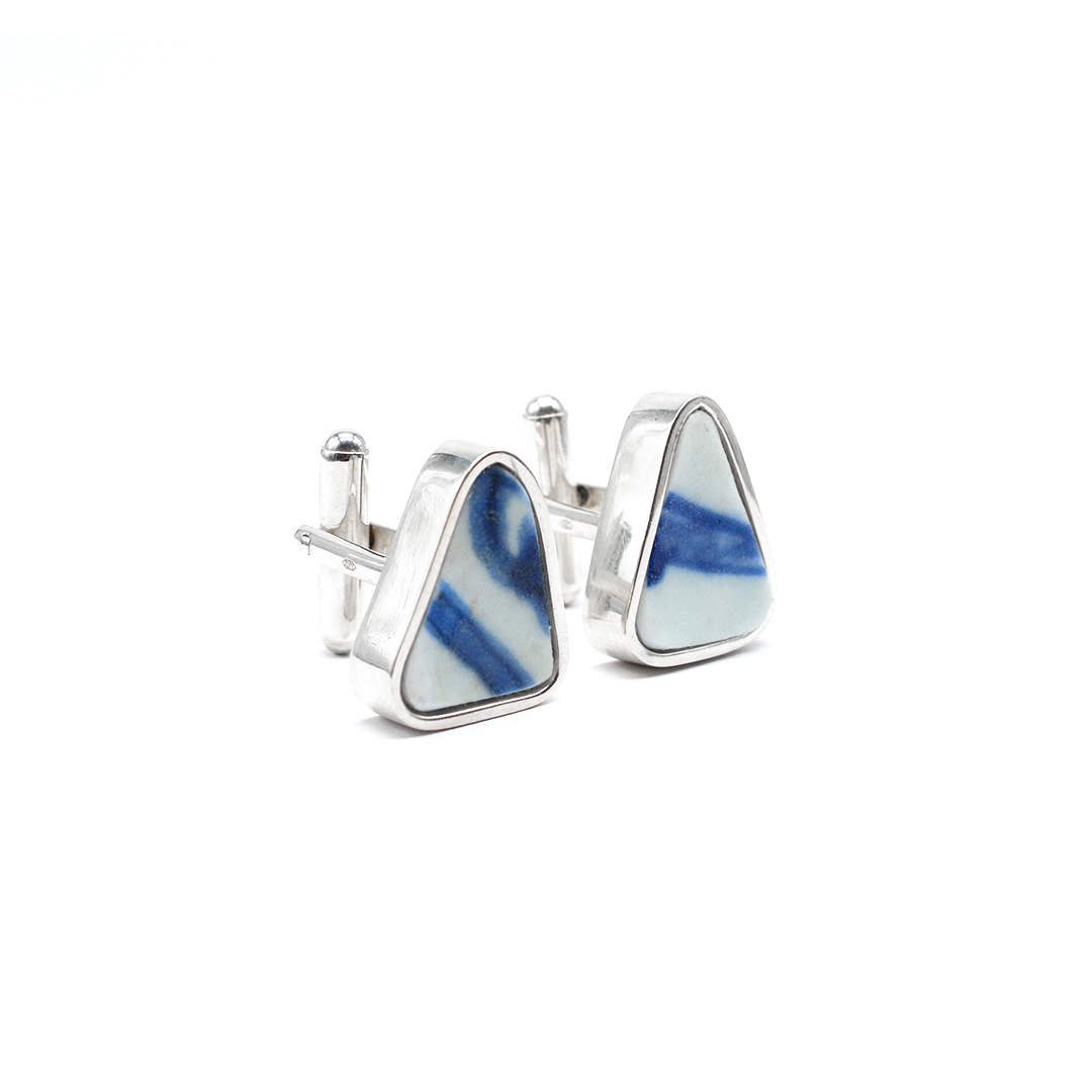 KIntsugi - Silver Cufflink