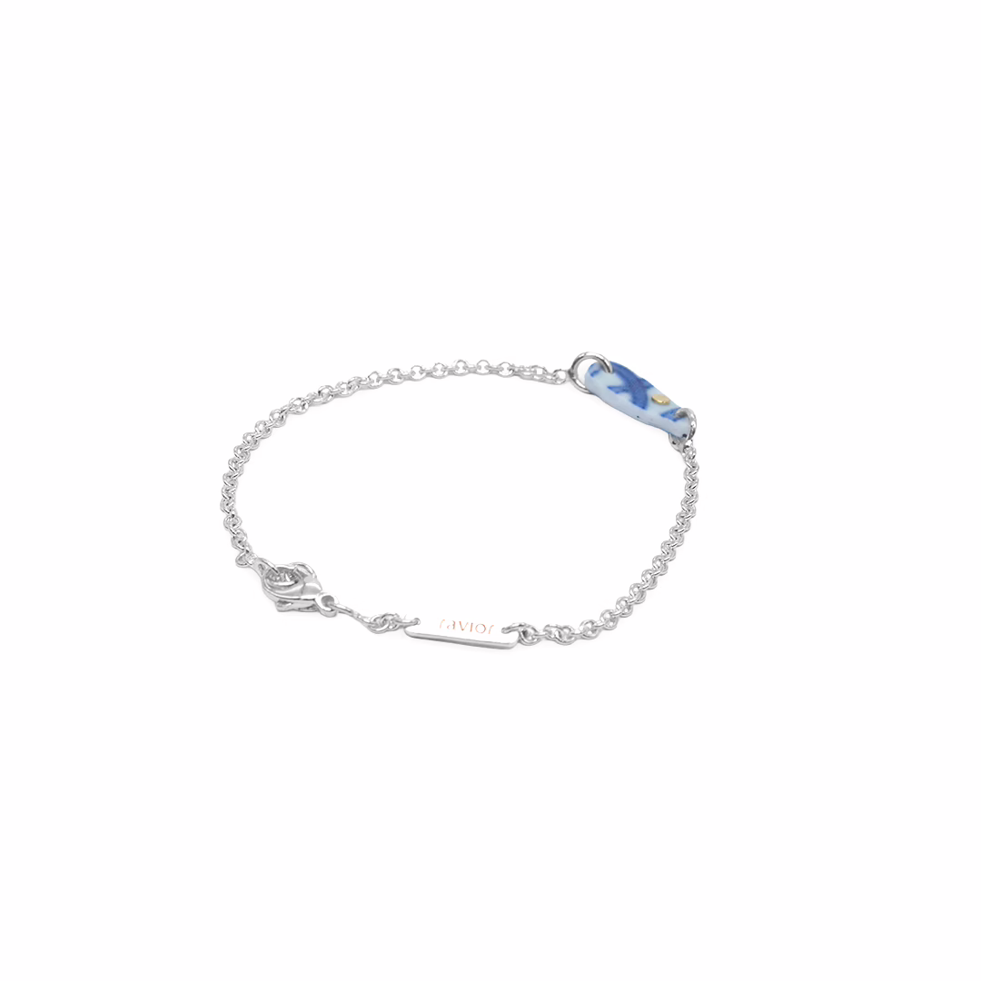 Bracelet-Kintsugi-Silver and Yellow gold