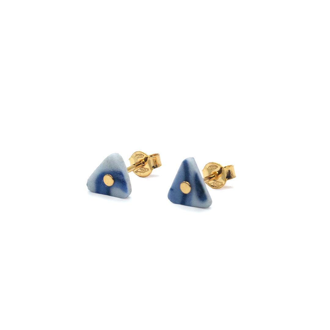 Earrings - Kintsugi -Yellow gold
