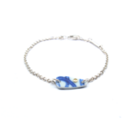 Kintsugi Bracelet Yellow Gold & Silver - Porcelain
