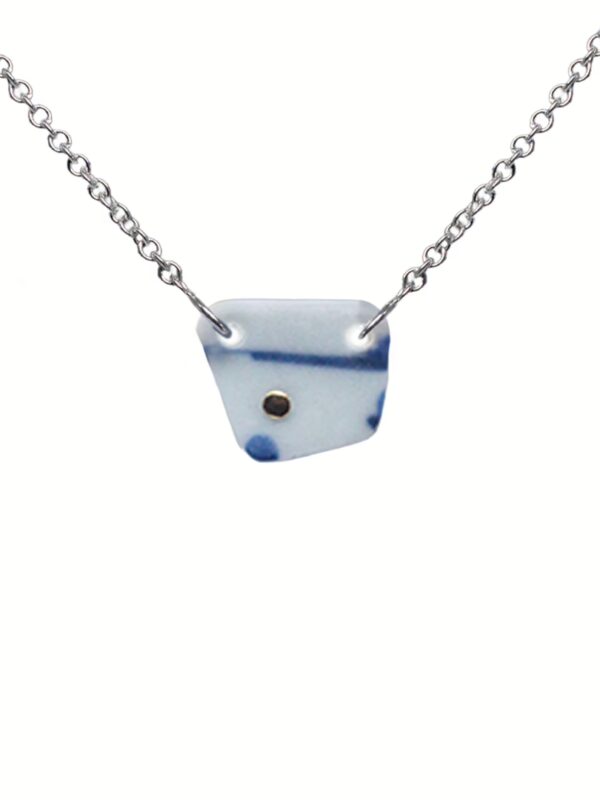 Necklace-Kintsugi-Silver and Yellow Gold