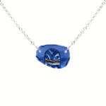 Kintsugi- Necklace Silver and Yellow Gold - Porcelain