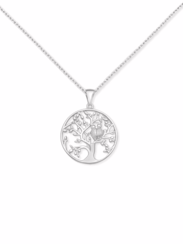 Pendant-Silver owl